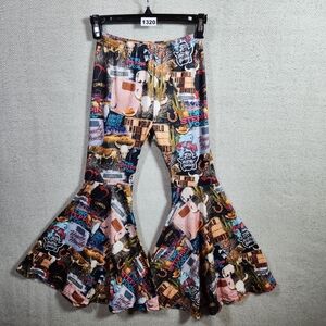 Girls Boutique About Size 8 Pics Cowgirl Graphic Flared Belll Bottom Pants